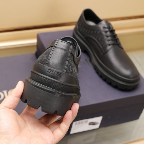 Replica Christian Dior Leather Shoes For Men #1221606 $98.00 USD for Wholesale