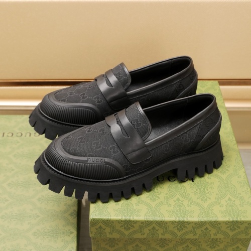 Replica Gucci Oxfords Shoes For Men #1221612 $102.00 USD for Wholesale