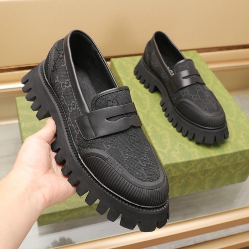 Replica Gucci Oxfords Shoes For Men #1221612 $102.00 USD for Wholesale