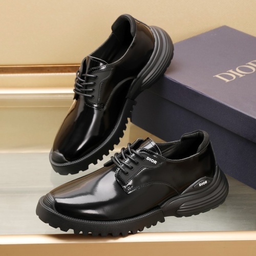 Christian Dior Leather Shoes For Men #1221615 $112.00 USD, Wholesale Replica Christian Dior Leather Shoes