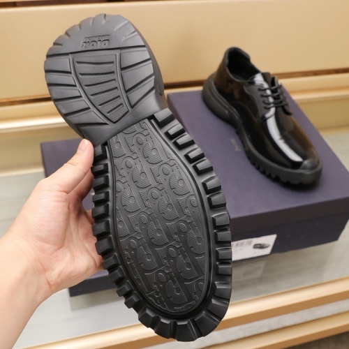 Replica Christian Dior Leather Shoes For Men #1221615 $112.00 USD for Wholesale