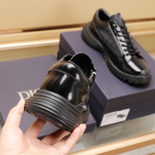 Replica Christian Dior Leather Shoes For Men #1221616 $115.00 USD for Wholesale