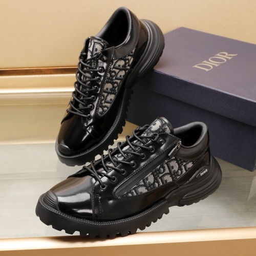 Christian Dior Leather Shoes For Men #1221618 $115.00 USD, Wholesale Replica Christian Dior Leather Shoes