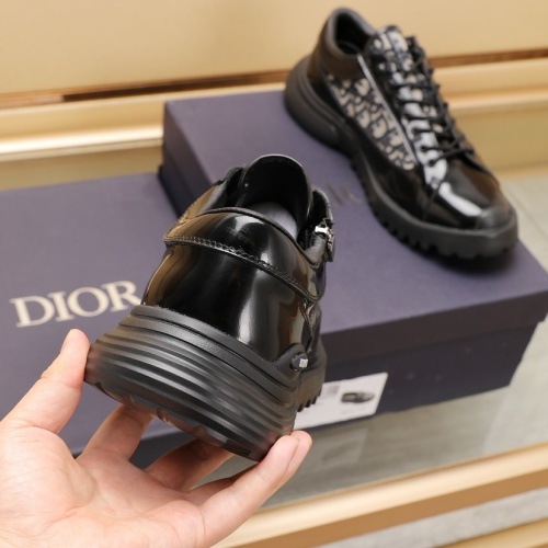 Replica Christian Dior Leather Shoes For Men #1221618 $115.00 USD for Wholesale