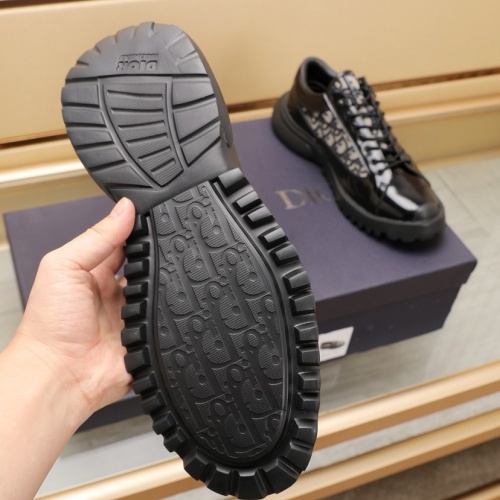 Replica Christian Dior Leather Shoes For Men #1221618 $115.00 USD for Wholesale