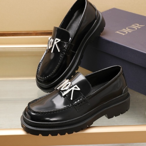 Christian Dior Leather Shoes For Men #1221621 $98.00 USD, Wholesale Replica Christian Dior Leather Shoes