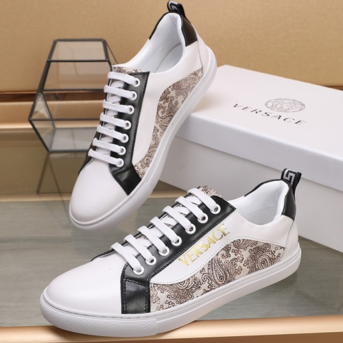 Versace Casual Shoes For Men #1221622 $85.00 USD, Wholesale Replica Versace Casual Shoes