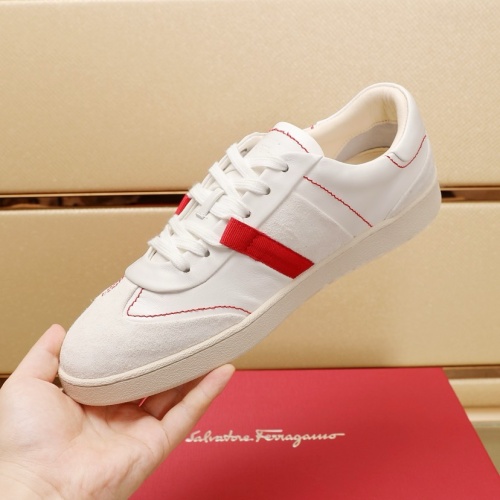 Replica Salvatore Ferragamo Casual Shoes For Men #1221633 $130.00 USD for Wholesale