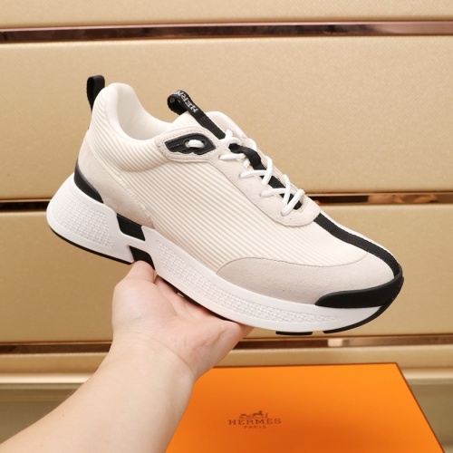 Replica Hermes Casual Shoes For Men #1221644 $130.00 USD for Wholesale