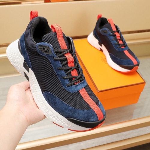 Replica Hermes Casual Shoes For Men #1221645 $130.00 USD for Wholesale