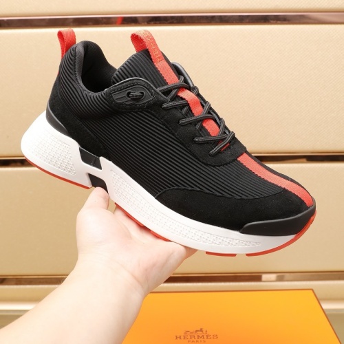 Replica Hermes Casual Shoes For Men #1221646 $130.00 USD for Wholesale