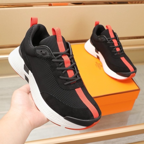 Replica Hermes Casual Shoes For Men #1221646 $130.00 USD for Wholesale