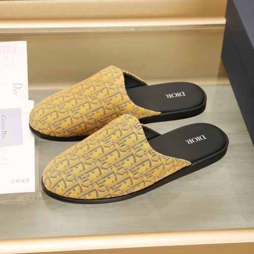 Christian Dior Slippers For Men #1221722 $76.00 USD, Wholesale Replica Christian Dior Slippers