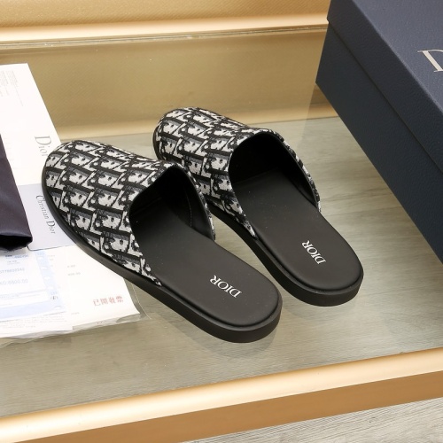 Replica Christian Dior Slippers For Men #1221723 $76.00 USD for Wholesale