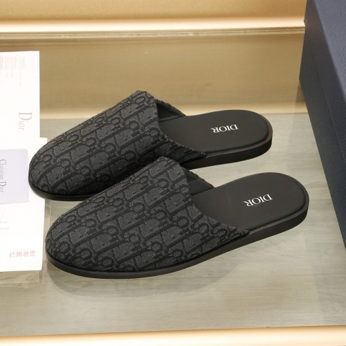 Christian Dior Slippers For Men #1221724 $76.00 USD, Wholesale Replica Christian Dior Slippers