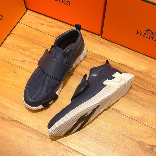 Replica Hermes Casual Shoes For Men #1221729 $72.00 USD for Wholesale