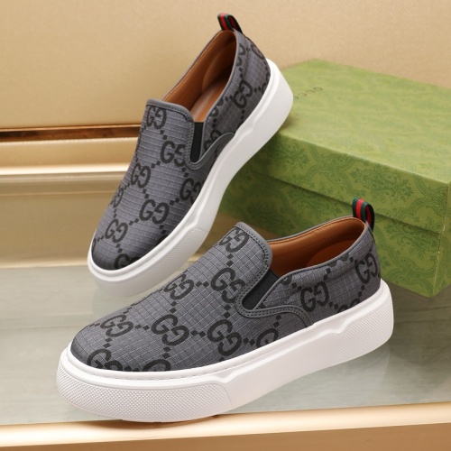 Gucci Casual Shoes For Men #1221731 $76.00 USD, Wholesale Replica Gucci Casual Shoes