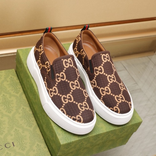 Replica Gucci Casual Shoes For Men #1221733 $76.00 USD for Wholesale