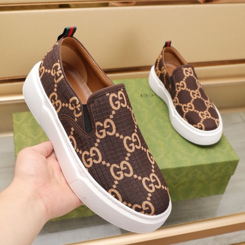 Replica Gucci Casual Shoes For Men #1221733 $76.00 USD for Wholesale