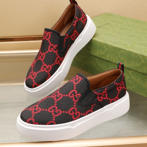 Gucci Casual Shoes For Men #1221734 $76.00 USD, Wholesale Replica Gucci Casual Shoes