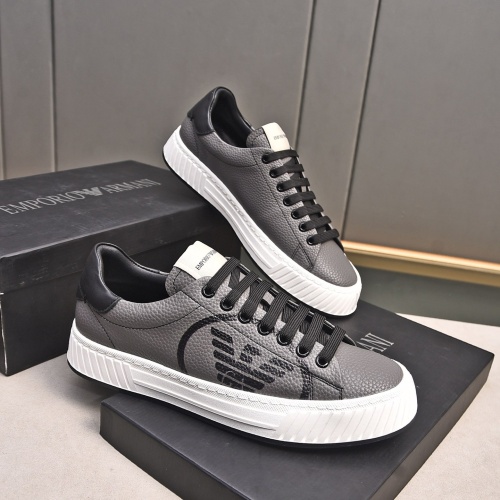 Armani Casual Shoes For Men #1221742 $76.00 USD, Wholesale Replica Armani Casual Shoes