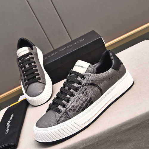 Replica Armani Casual Shoes For Men #1221742 $76.00 USD for Wholesale