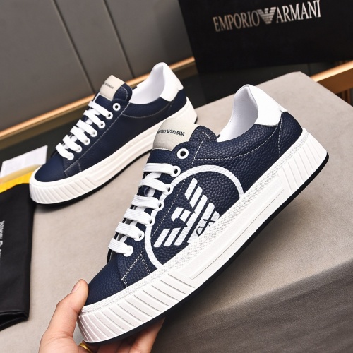 Replica Armani Casual Shoes For Men #1221743 $76.00 USD for Wholesale