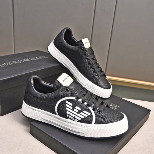 Armani Casual Shoes For Men #1221744 $76.00 USD, Wholesale Replica Armani Casual Shoes