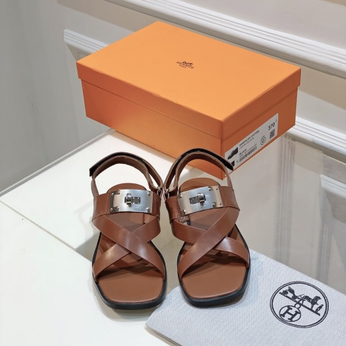 Replica Hermes Sandal For Women #1221749 $112.00 USD for Wholesale