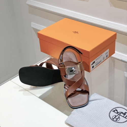 Replica Hermes Sandal For Women #1221749 $112.00 USD for Wholesale