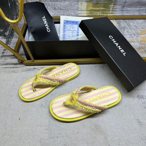 Replica Chanel Slippers For Women #1221751 $88.00 USD for Wholesale