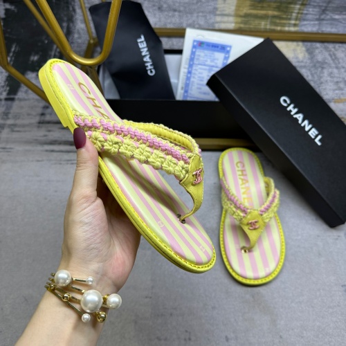 Replica Chanel Slippers For Women #1221751 $88.00 USD for Wholesale