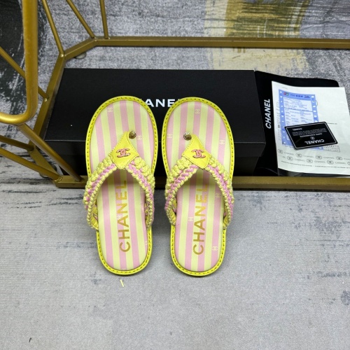 Replica Chanel Slippers For Women #1221751 $88.00 USD for Wholesale