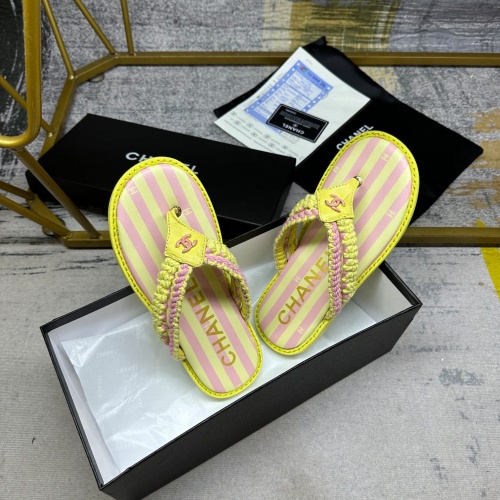 Replica Chanel Slippers For Women #1221751 $88.00 USD for Wholesale