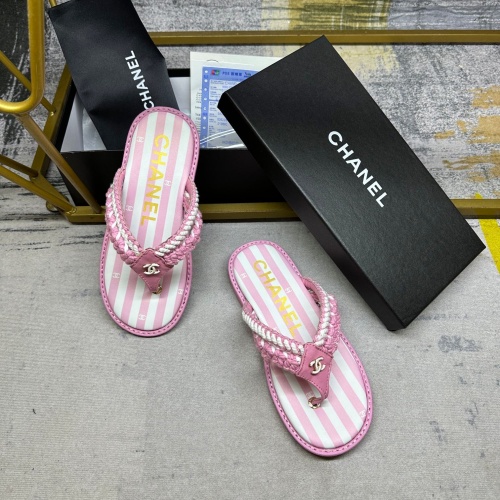 Replica Chanel Slippers For Women #1221752 $88.00 USD for Wholesale