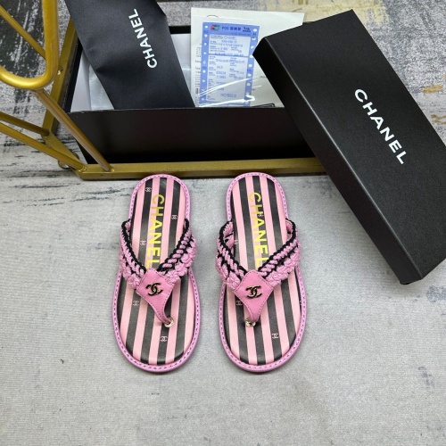 Chanel Slippers For Women #1221753 $88.00 USD, Wholesale Replica Chanel Slippers