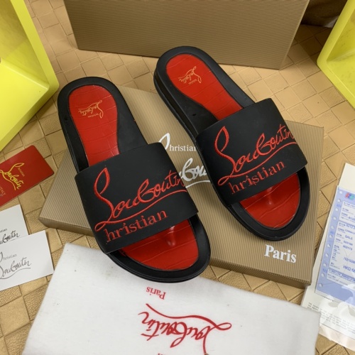 Christian Louboutin CL Slippers For Men #1221759 $68.00 USD, Wholesale Replica Christian Louboutin CL Slippers