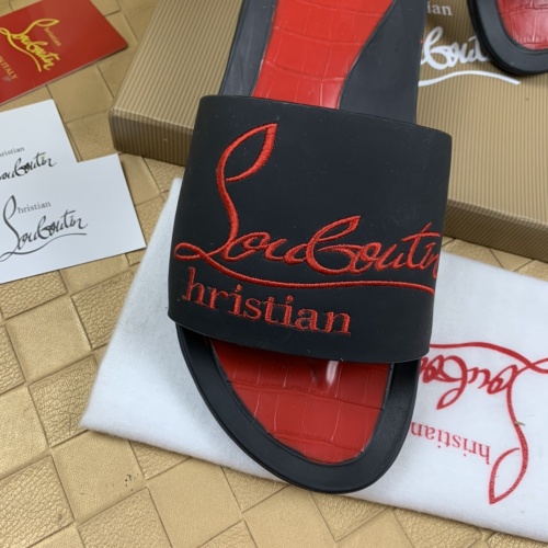 Replica Christian Louboutin CL Slippers For Men #1221759 $68.00 USD for Wholesale