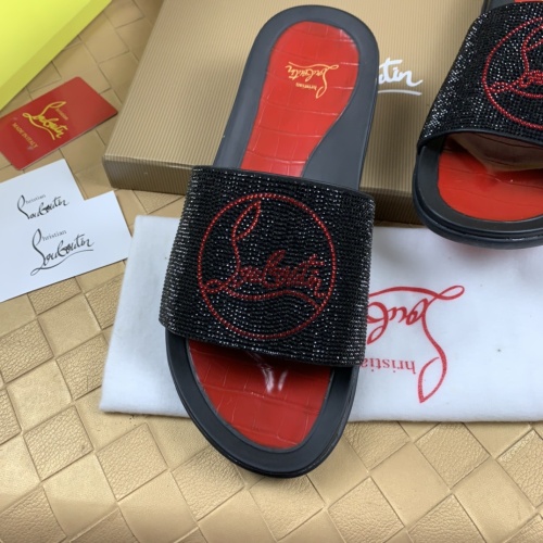 Replica Christian Louboutin CL Slippers For Men #1221767 $68.00 USD for Wholesale