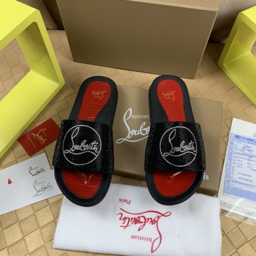 Christian Louboutin CL Slippers For Men #1221768 $68.00 USD, Wholesale Replica Christian Louboutin CL Slippers