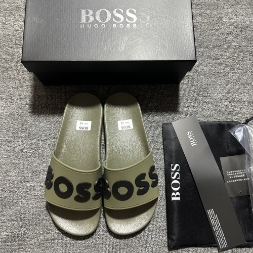 Replica Boss Slippers For Men #1221773 $45.00 USD for Wholesale