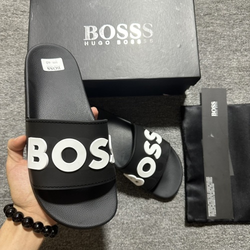 Boss Slippers For Men #1221774 $45.00 USD, Wholesale Replica Boss Slippers