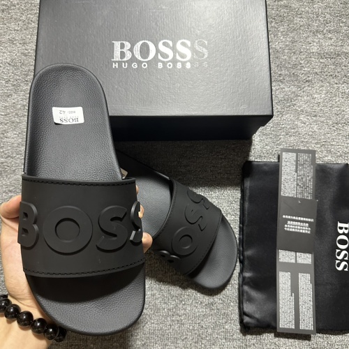 Boss Slippers For Men #1221775 $45.00 USD, Wholesale Replica Boss Slippers