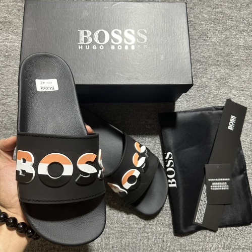 Boss Slippers For Men #1221776 $45.00 USD, Wholesale Replica Boss Slippers