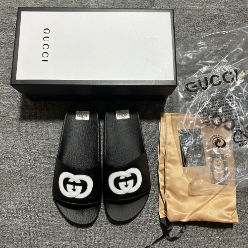 Replica Gucci Slippers For Men #1221778 $42.00 USD for Wholesale