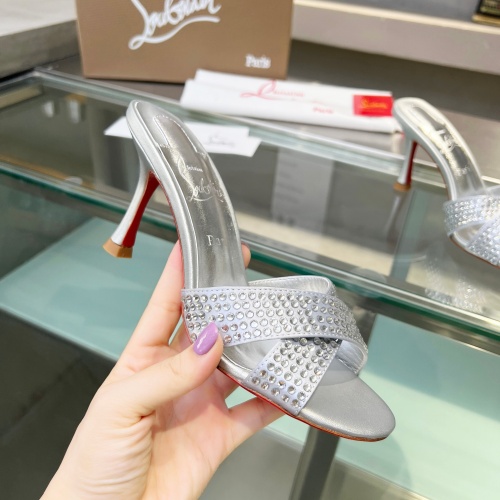 Replica Christian Louboutin CL Slippers For Women #1221779 $102.00 USD for Wholesale