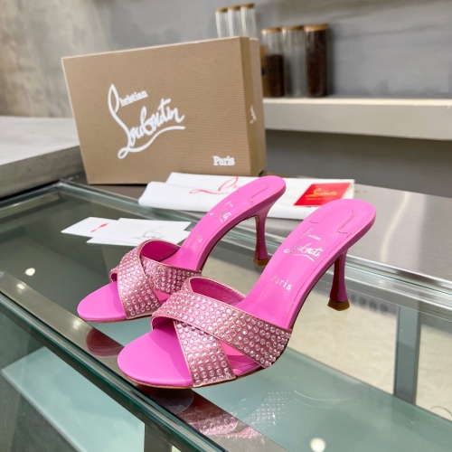 Christian Louboutin CL Slippers For Women #1221780 $102.00 USD, Wholesale Replica Christian Louboutin CL Slippers