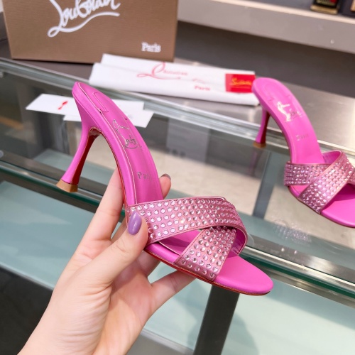 Replica Christian Louboutin CL Slippers For Women #1221780 $102.00 USD for Wholesale