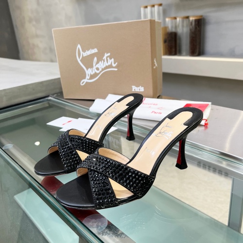 Christian Louboutin CL Slippers For Women #1221781 $102.00 USD, Wholesale Replica Christian Louboutin CL Slippers