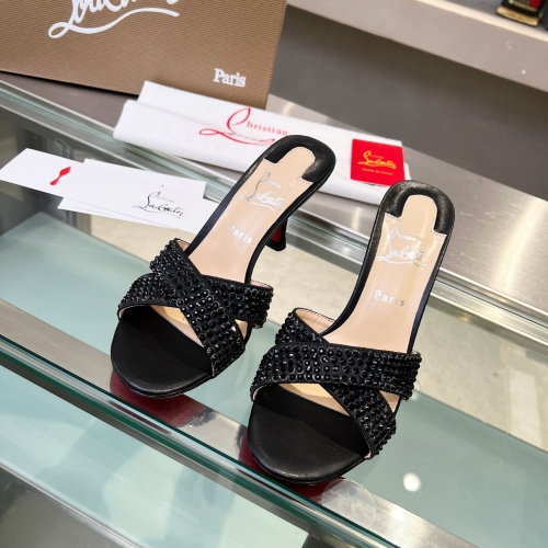 Replica Christian Louboutin CL Slippers For Women #1221781 $102.00 USD for Wholesale